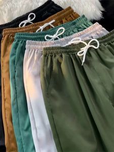 Shorts Mens Thin Quick-Drying Loose Summer Casual Home Large Trunks Straight-leg Sports All-Matching Fashion Brand Fifth Pants