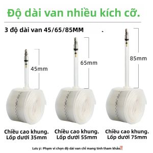 2-Pack Ultralight TPU Road Bike Inner Tube 700C 29g Tương Thích Với Các Kích Thước Lốp 700x18-32C Lốp Xe Đạp 45/65/85mm 28