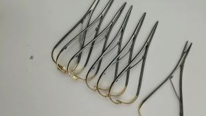 PIORPOY 1Pc Dental Orthodontic Plier Dental Mathieu Needle Holder Tweezers Stainless Steel Dentist Surgical Instrument Tools
