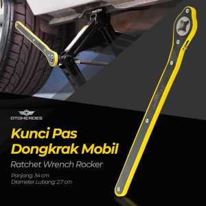 Kunci Pas Dongkrak Mobil Kunci Ratchet Wrench Rocker Untuk Dongkrak Mobil Universal Pemutar Dongkrak