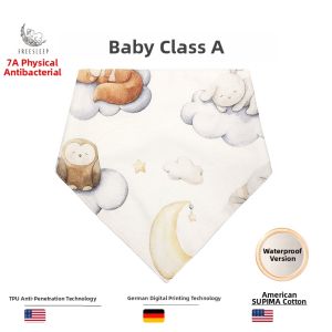FREESLEEP | Waterproof A-Class Cotton Baby Bib