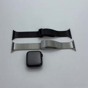 Stainless Steel Strap Compatible For Apple Watch Series 12 Ultra4 11 10 9 SE3 49/44/45/46/42/38/40mm Stainless Steel Strap Compatible For Apple Watch Series 11 10 9 SE3 Ultra 49/44/45/41/46/42/38/40mm