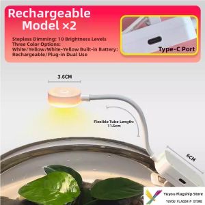 TEKANAI | Mini Rechargeable Aquarium Lighting Lamp