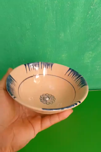 Set 10 Tô loe kiểu xưa phết xanh loại nhỏ 14 cm