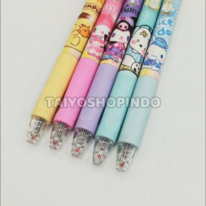 TAIYO Erasable Pen Karakter Space Capybara Baby Satuan Pulpen Bisa Dihapus Alat Tulis Stationery