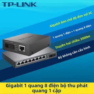 TP-Link | Gigabit Fiber Media Converter 3km