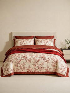 Mercury | Luxurious French Style 60s Long Staple Cotton Satin Bedding Set