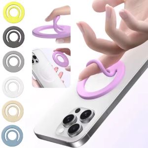 Magnetic Holder for Iphone Silicone Phone Stand Sticker with Strong Magnetic Universal Back Sticker Mount Grip