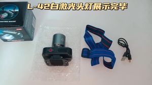 Senter Kepala Cahaya Recharge dengan USB-C 150W Fokus & Penyebaran Zoom 1000 LM - SYS