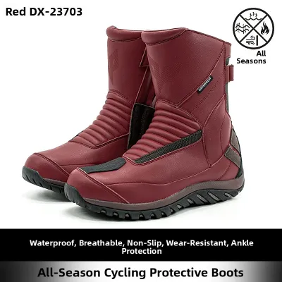 DUHAN | All-Weather Waterproof Breathable Anti-Slip Motorcycle Riding Boots