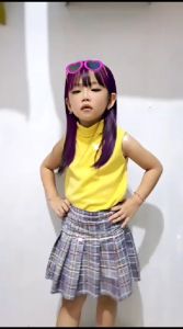 Skort import anak perempuan / Rok celana gaya tenis lady girl / fashion anak perempuan