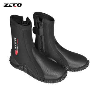 ZCCO 5MM Neoprene ดําน้ํา Boot ยืดหยุ่นสูง Scuba รองเท้านุ่มอบอุ่นรองเท้าสําหรับ Spearfishing Kyaking ดําน้ําดูปะการังรองเท้าน้ํา