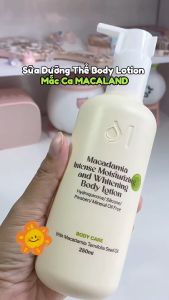 Sữa Dưỡng Thể Body Lotion Mắc Ca MACALAND 250ml Dưỡng Ẩm Sáng Da Lưu Hương Thơm Dịu Nhẹ