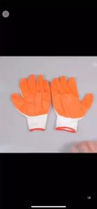 12 Pairs Rubber Gloves Industrial Labor Building Construction Safety Non-slip Work Gloves Special Cotton Gloves Heavy Duty Construction Handling Special
