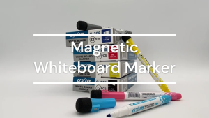 Magic photo 12Pcs/Set Magnetic Whiteboard Marker Pen with Eraser Cap