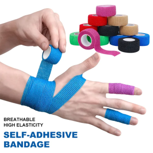 Bandage Wraps Self-Adhesive Elastic Sports First Aid Tape Stretch Bandage Finger Wrist Support