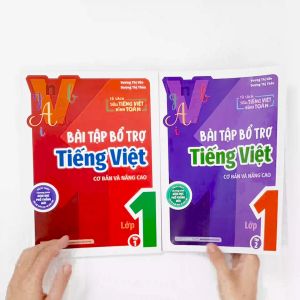 Sách Combo Bài tập bổ trợ Tiếng Việt (cơ bản và nâng cao) Lớp 1 (2 Tập)