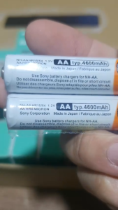 Pin tiểu sạc AAA 4300mah và AA 4600mAh là loại pin rất thông dụng trong các đồ điện tử gia dụng đồ chơi