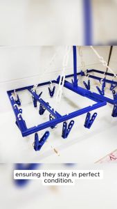 CYK-2601 SQUARE SQU HANGER W/CLIP Rectangular Hanger with 24 Clips
