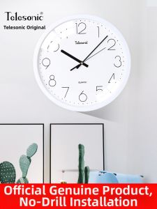 Quiet Hole-Free Living Room Dining Decor Clock