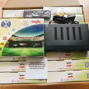 Đầu thu vinasat HD02 xài chảo - Đầu thu kỷ thuật số chảo vệ tinh vinasat2