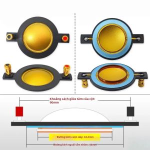 1 Cái Màng Titan Cho Loa Tweeter Màng Loa Có Cuộn Dây Âm Thanh Tăng Cường Hiệu Suất Loa Còi Phụ Kiện Loa 44.4mm