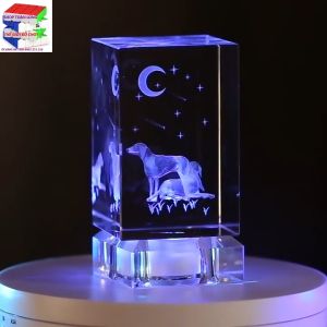 Quả Cầu Pha Lê 3D Phát Sáng đổi màu Hình 12 Con Giáp Đèn Ngủ Decor Trang Trí Ban Đêm Quà Tặng Người Yêu Sinh Nhật…