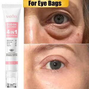 4 In 1 Eye Bag Removal Cream Collagen Nourishing Anti-wrinkle Fade Lines Firming Skin Anti Dark Circle Puffiness Brighten Eye Care