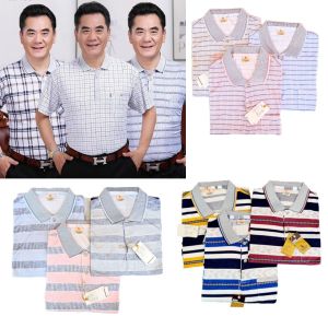 Baju Lelaki Kemeja Bapa with Pocket ( M - 3XL ) BIG SIZE