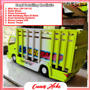 CUAN HOKI MAINAN MOBIL MINIATUR TRUK OLENG SPESIAL TRUCK OLENG MAINAN ANAK MAINAN KENDARAAN DIE-CAST MINI SIZE SPEK MINI STANDART JUMBO HANDMADE LOKAL