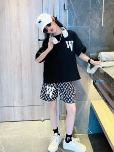 Bộ Đồ Thể Thao Mùa Hè Cho Bé Gái Bộ Quần Áo Trẻ Em Thời Trang Thường Ngày Bộ Đồ Hai Mảnh Vải Cotton Thoáng Khí Cho Bé Gái Trung Niên Và Lớn