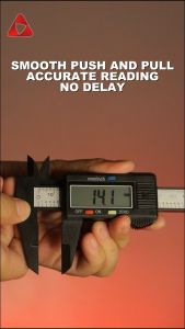 Mitsushi 150mm Electronic Digital Caliper Ruler with LCD Screen Stainless Steel Measuring Tool High-Strength Plastic Electronic Vernier Caliper for Jewelry and Stationery