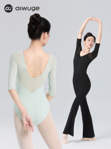 aiwuge | Adult Dance Practice Suit Womens Aerial Yoga Bodysuit