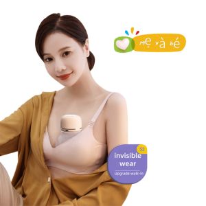 Thời trang hàn quốc Máy hút sữa không dây rảnh tay Thế hệ mới màn hình Cảm Ứng Im LặngMáy Kích Sữa Massage Không Gây Đau Cho Mẹ Máy hút sữa đeo được