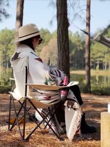 Camping Chair Foldable Chair Foldable Chair With Back Rest Foldable And Lightweight Quad-style Arm Chair With Arm Rest Outdoor Folding Chair Portable Fishing Chair Beach Chair Leisure Folding Recliner