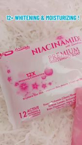 5PCS Ashley Shine Niacinamide 12x whitening & Moisturizing Soap Dry skin anti-aging Effective acne removal skincare Whitening Acne Spot With Glutathione AS148