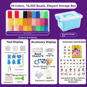 Luminous Water Mist DIY Craft Beads for Kids