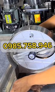 Máy thái cắt lát hoa quả cải bắp hoa chuối tuỳ chỉnh từ 0.5mm-15mm chạy điện