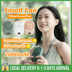 Portable Hanging Neck Fan Mini Kipas Bladeless Cooling USB Rechargeable Lazy