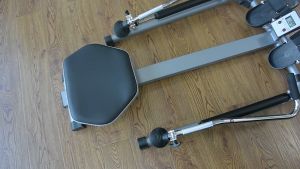 CS Mall : Upgrade Double Hydraulic Rowing Machine Full Motion Folding Rower with LCD Monitor 12 levels Resistance Adjustable ADSports RM2006B