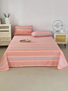 Thickened Student Dormitory Double Bed Cool Mat Set 100% Cotton