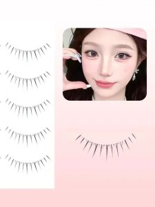 5 Pairs U-shaped False Eyelashes Natural Cross Comic Eye Lash Extension Cosmetics Reusable Korean Eye Makeups for girls
