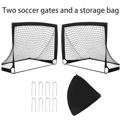 Portable Folding Mobile Training Soccer Goal