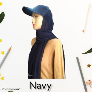 Pashmina Topi Hijab instan olahraga Ceruty babydoll / hijab sporty alifa hijab