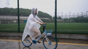 Reusable Raincoat EVA Pocket Rain Coat Adults Emergency Travel Motorcycle Waterproof Rain Coat