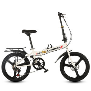 Folding Bicycle 20in Disc Brake Single Speed Lightweight