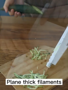 Berus Pencuci Periuk Buluh Tahan Lasak 5 IN 1 Multifunction Vegetable Stainless Steel Blades Cutter Fruit Shredder Potato Slicer Tool Kitchen Peeler 多功能切片器