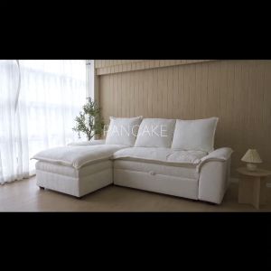 ZEN Collection โซฟาเบ้ด โซฟาปรับนอน ขนาด 2.60m. / 3.00m. PANCAKE Foldable Sofa Bed พร้อมท็อปเปอร์