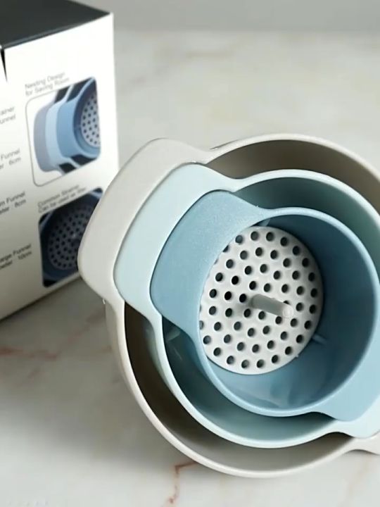 กรวยซิลิโคน 3-in-1, ที่ตวงน้ำมันและของเหลว