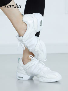 Sansha | Breathable Leather Cushioned Square Dance Shoes